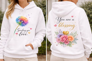 Sending You Love Hoodie, You Are a Blessing Meaningful Gift for Her